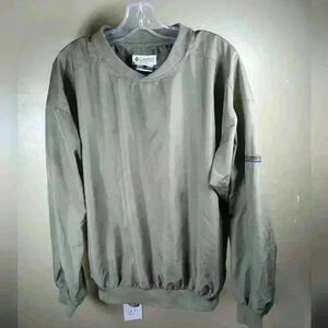 Men's Large Columbia Golf  Windbreaker - Pullover Style - Zipper Pockets